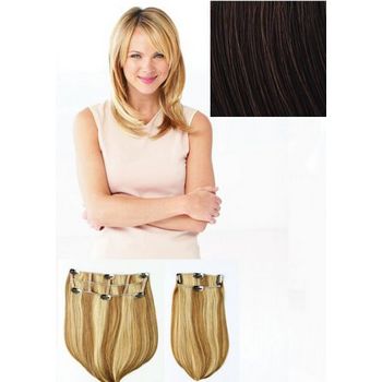 HAIRUWEAR - POP - 2 Piece Vibralite Synthetic Straight Hair Extension - Chocolate Copper R6/30H (1)